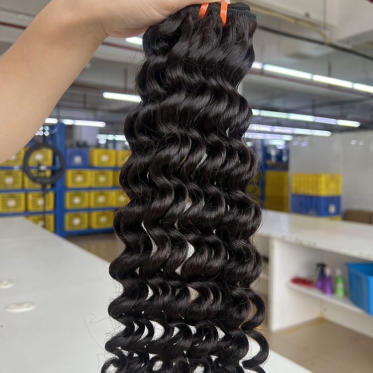 Young raw orange band hair-deep wave