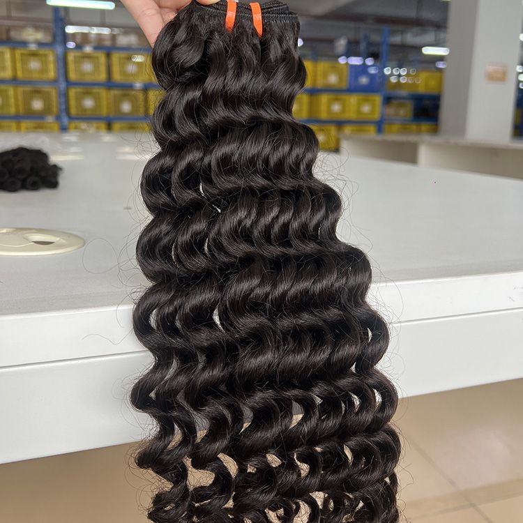 Young raw orange band hair-deep wave