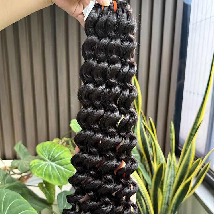 Young raw orange band hair-deep wave